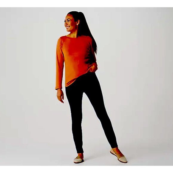 Denim & Co. Comfy Knit Pull-On Jeggings Size 2 Regular - Picture 1 of 1